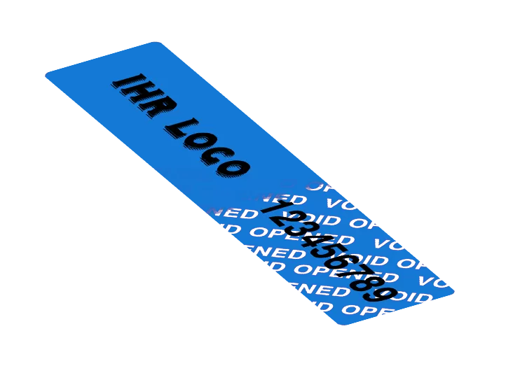 Void-Etiketten mit Logo