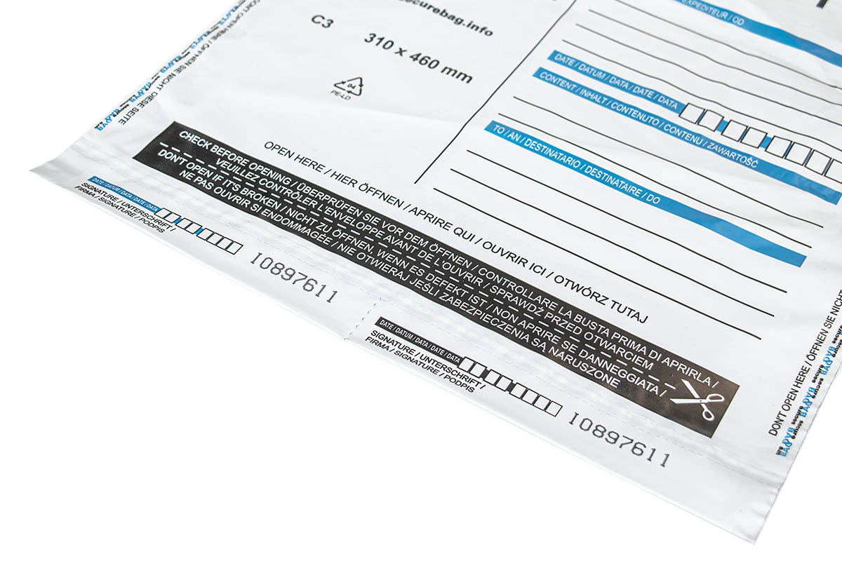 Secure Bag C3 - receipts