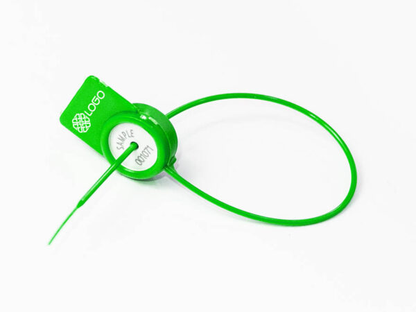 Zählerplombe mit Fahne und Logo