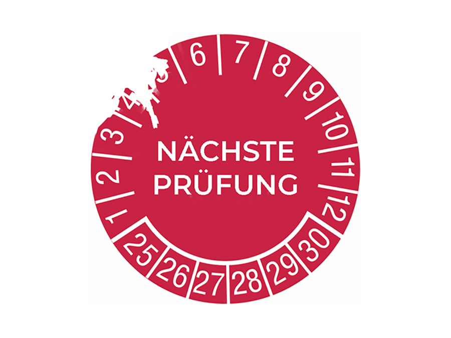 Etiketten mit Sicherheitsstandard