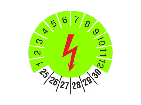 Serviceetiketten aus Hochleistungsfolie