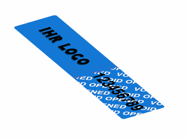 Void-Etiketten mit Logo
