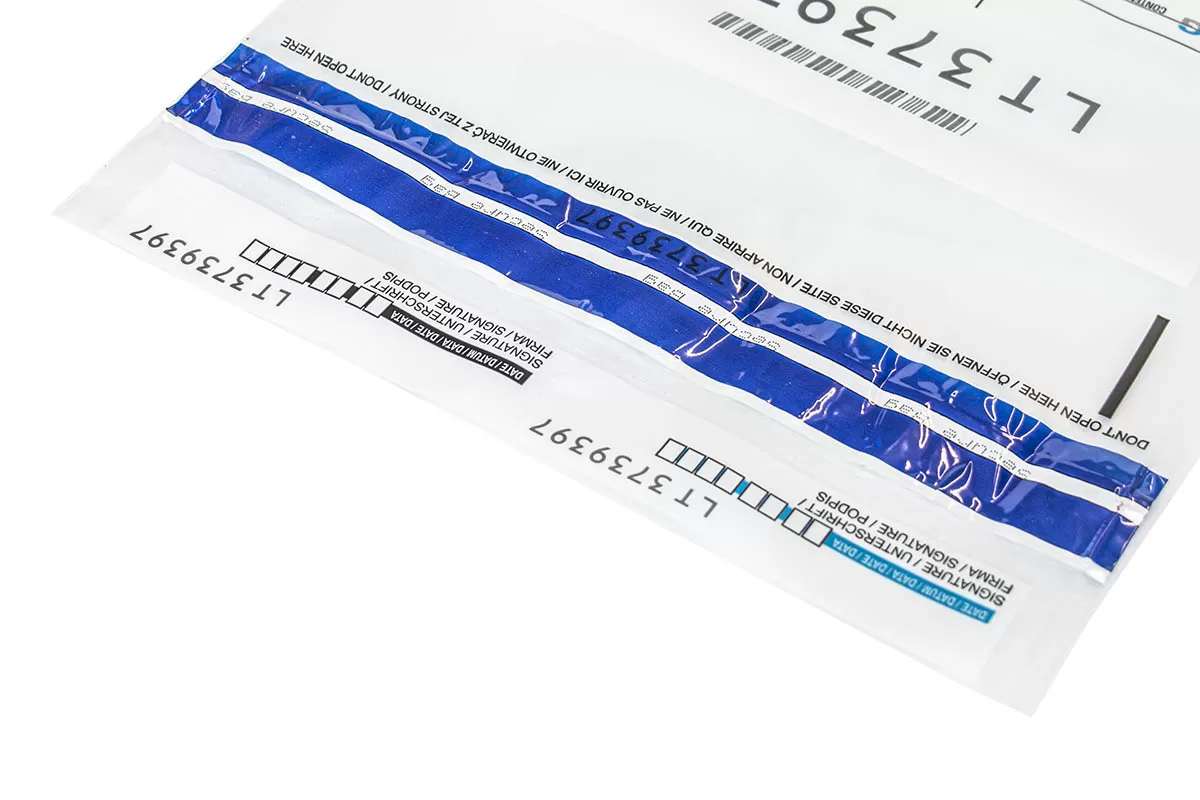 Secure Bag B4 - receipts