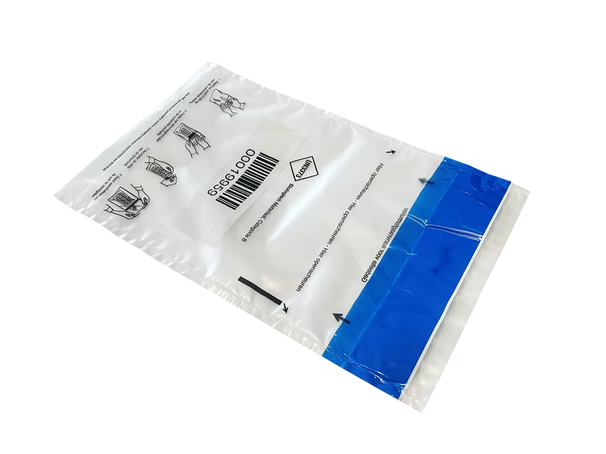 Leakprooftaschen UN3373 165x265 mm (mit Beutel) – Bild 2