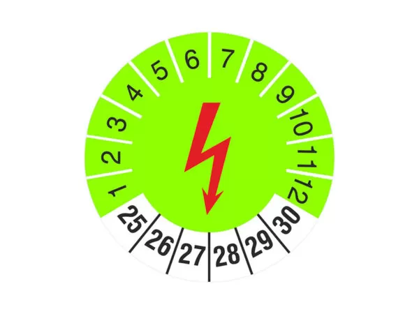 Serviceetiketten aus Hochleistungsfolie